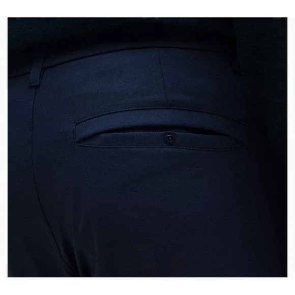 NEW LULULEMON Mens Commission Slim-Fit Pant True Navy Size 31 x 32 MSRP‎ $138 - Picture 4 of 12